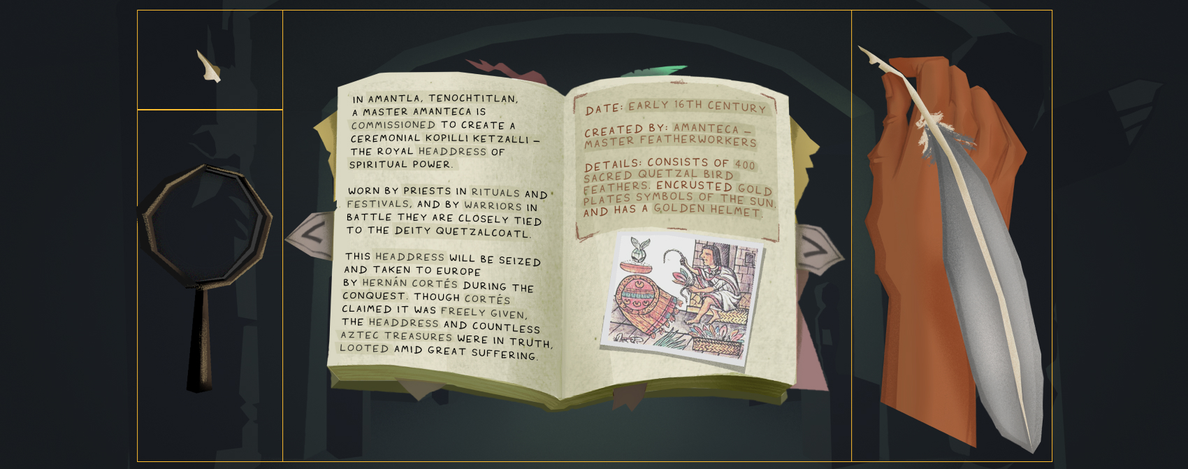 'All That Was Taken' is the title for my Capstone project, a promotional game campaign concerning players with the repatriation movement.