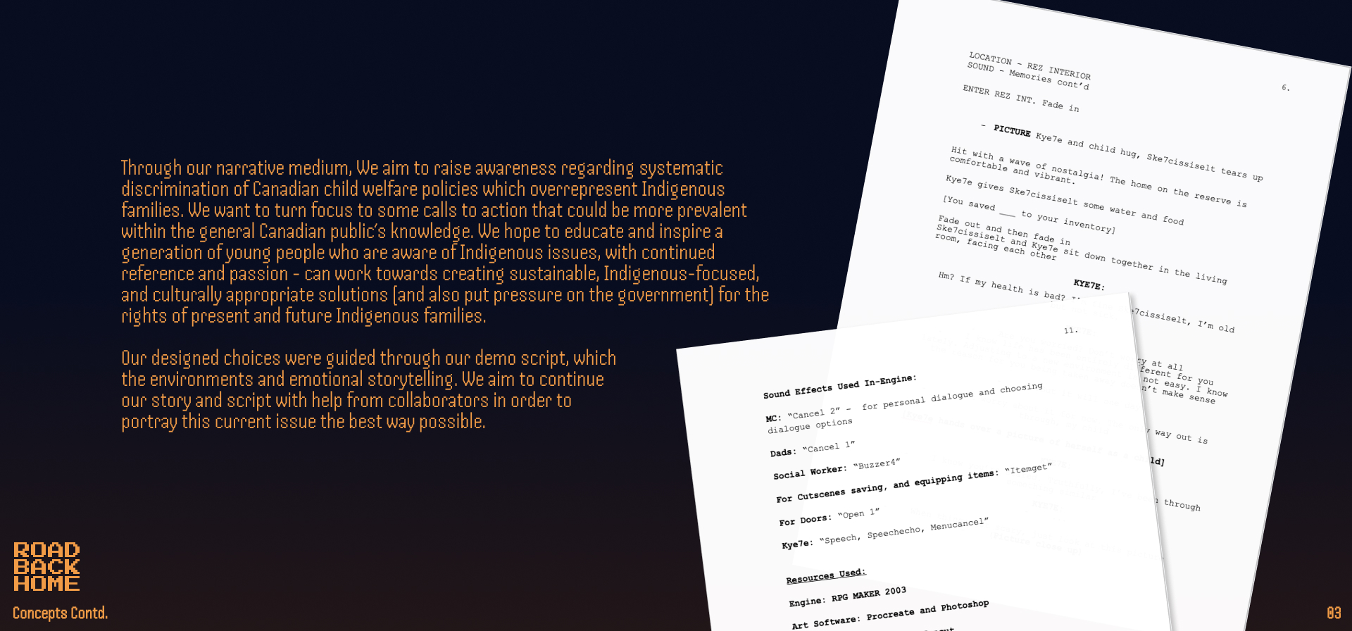 Slide 04 of the road back home