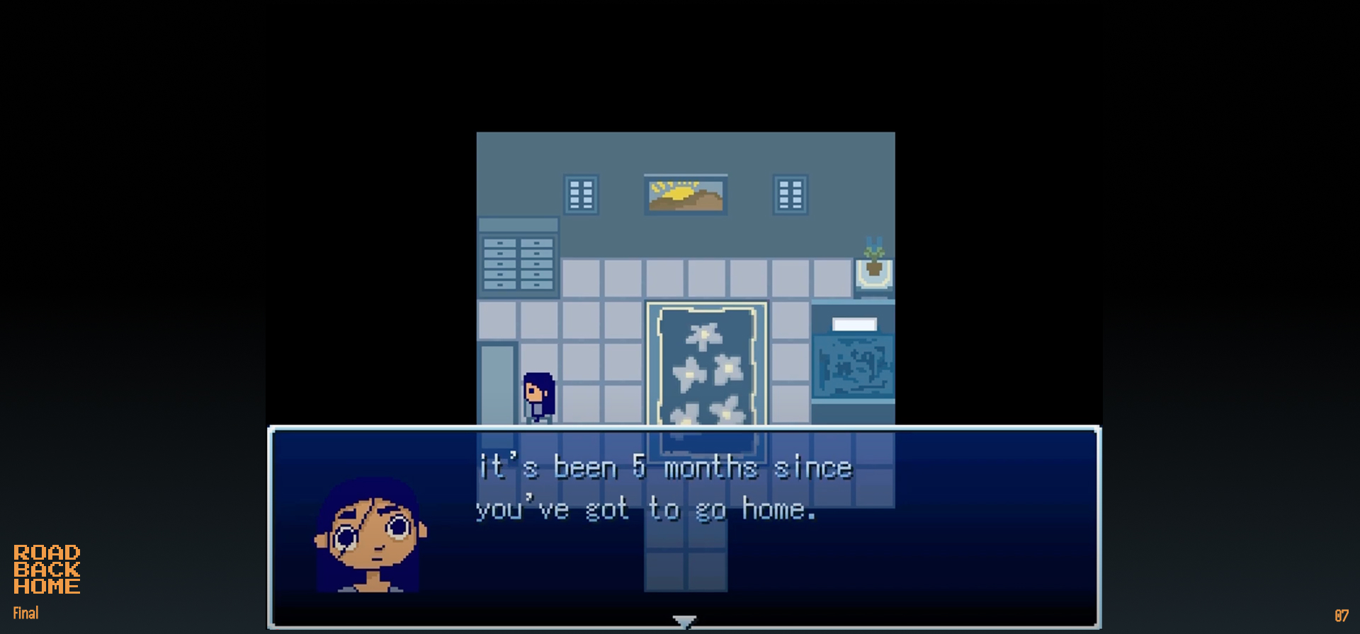 Slide 08 of the road back home.