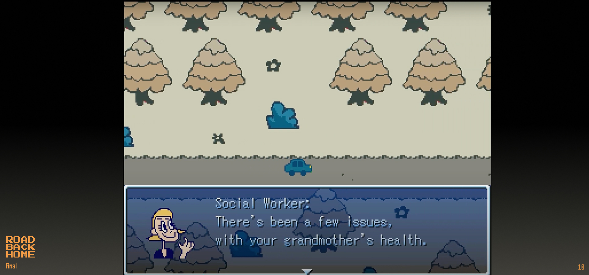 Slide 11 of the road back home