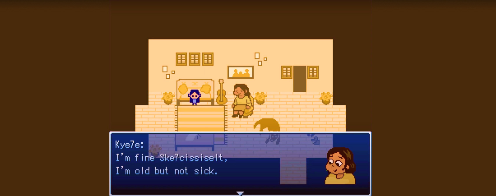 The Road Back screenshot 1 - in the kitchen.